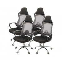 Комплект кресел АКЛАС Дорос CH Tilt 4 шт Серый (Серый/Черный)